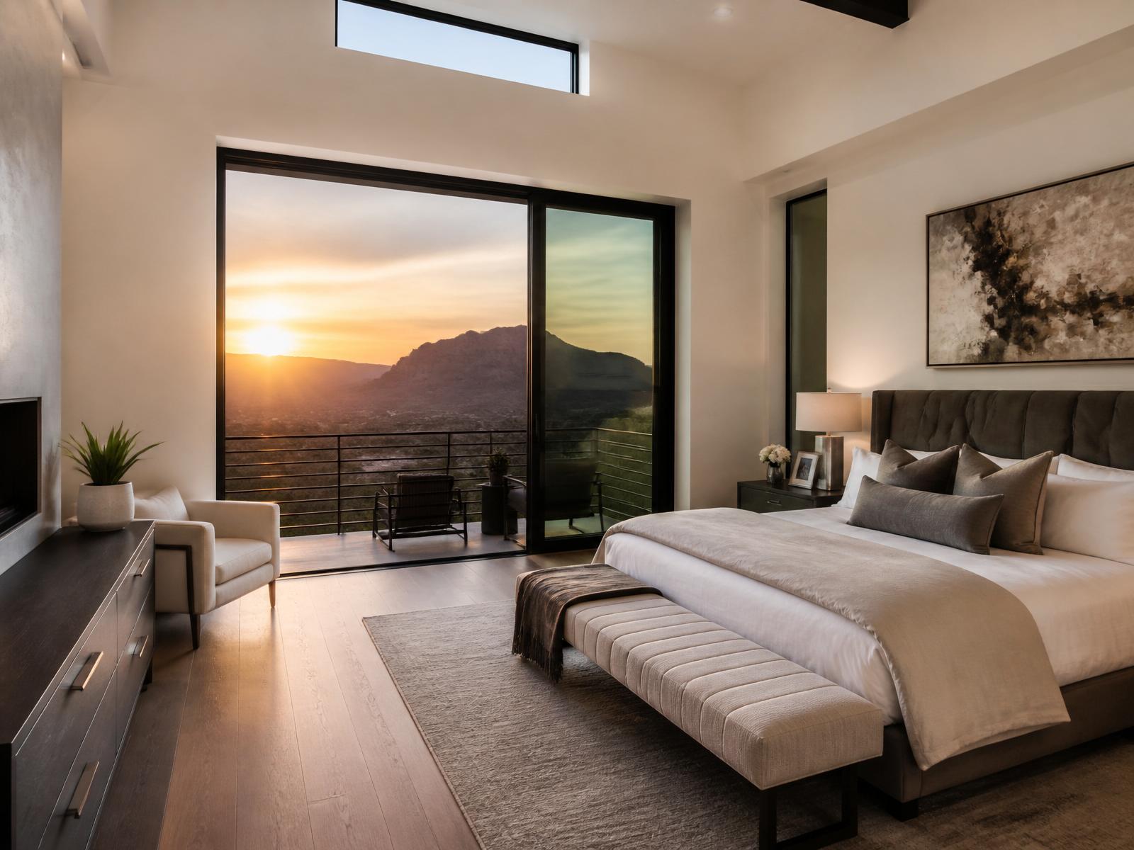 Primary Suite with Mountain View
